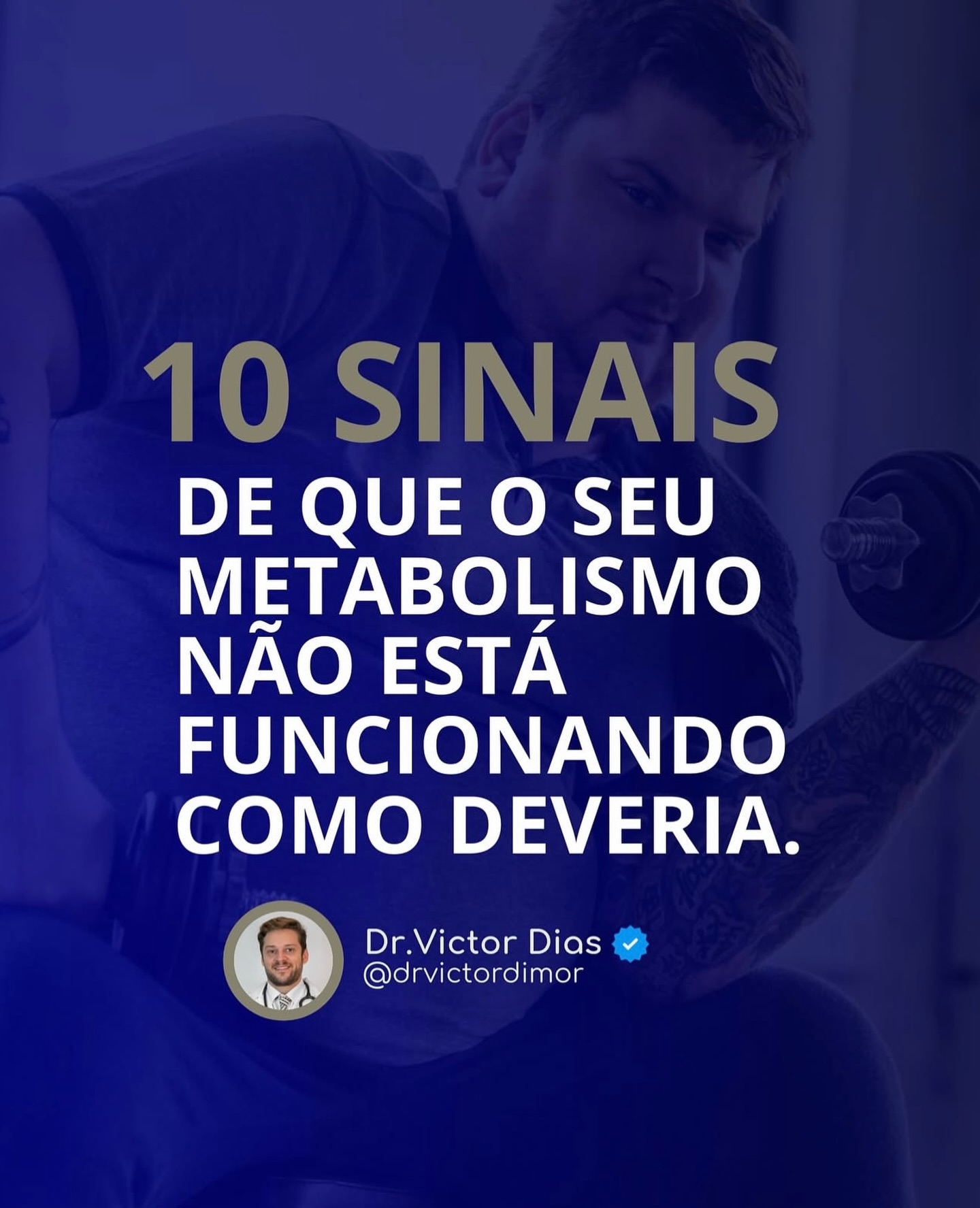 Muita gente acha que metabolismo “lento” é só dificuldade para emagrecer. Costumo dizer que na pratica, é muito mais do que isso! Veja se você se identifica com algum deles:

1️⃣ Acordar #cansado, mesmo dormindo bem: Pode ser sinal de desequilíbrio hormonal ou disfunção mitocondrial (suas células produzem menos energia).

2️⃣ Desejo exagerado por doces no fim do dia: Indica desregulação do cortisol e resistência à insulina.

3️⃣ Dificuldade para perder gordura, mesmo com dieta e exercício: Quando o metabolismo entra em “modo de defesa”, ele retém #gordura como forma de proteção.

4️⃣ Perda de massa muscular com facilidade: O corpo começa a usar o músculo como fonte de energia, um péssimo sinal para sua #saúde a longo prazo.

5️⃣ Irritação ou ansiedade ao atrasar uma refeição: Seu corpo está dependente de glicose e “perdeu” a capacidade de usar gordura como combustível.

6️⃣ Sensação de frio constante, mãos e pés gelados: Pode indicar queda na taxa metabólica basal e até hipotireoidismo funcional.

7️⃣ Estufamento ou digestão lenta, mesmo comendo pouco: Pode ser sinal de produção inadequada de ácido no estômago ou desequilíbrio da microbiota intestinal.

8️⃣ Libido em queda, sem motivo aparente: Quando o corpo percebe estresse ou escassez, ele inibe a produção dos #hormônios sexuais.

9️⃣ Cabelo caindo, pele sem brilho, unhas fracas: Seu organismo está poupando recursos para funções vitais e deixando a estética em segundo plano.

🔟 Exames dentro da “normalidade”, mas você não se sente bem: A referência dos exames é populacional, mas você precisa de saúde ideal, não apenas “normal”.

Dr. Victor Dias - CRM:174268