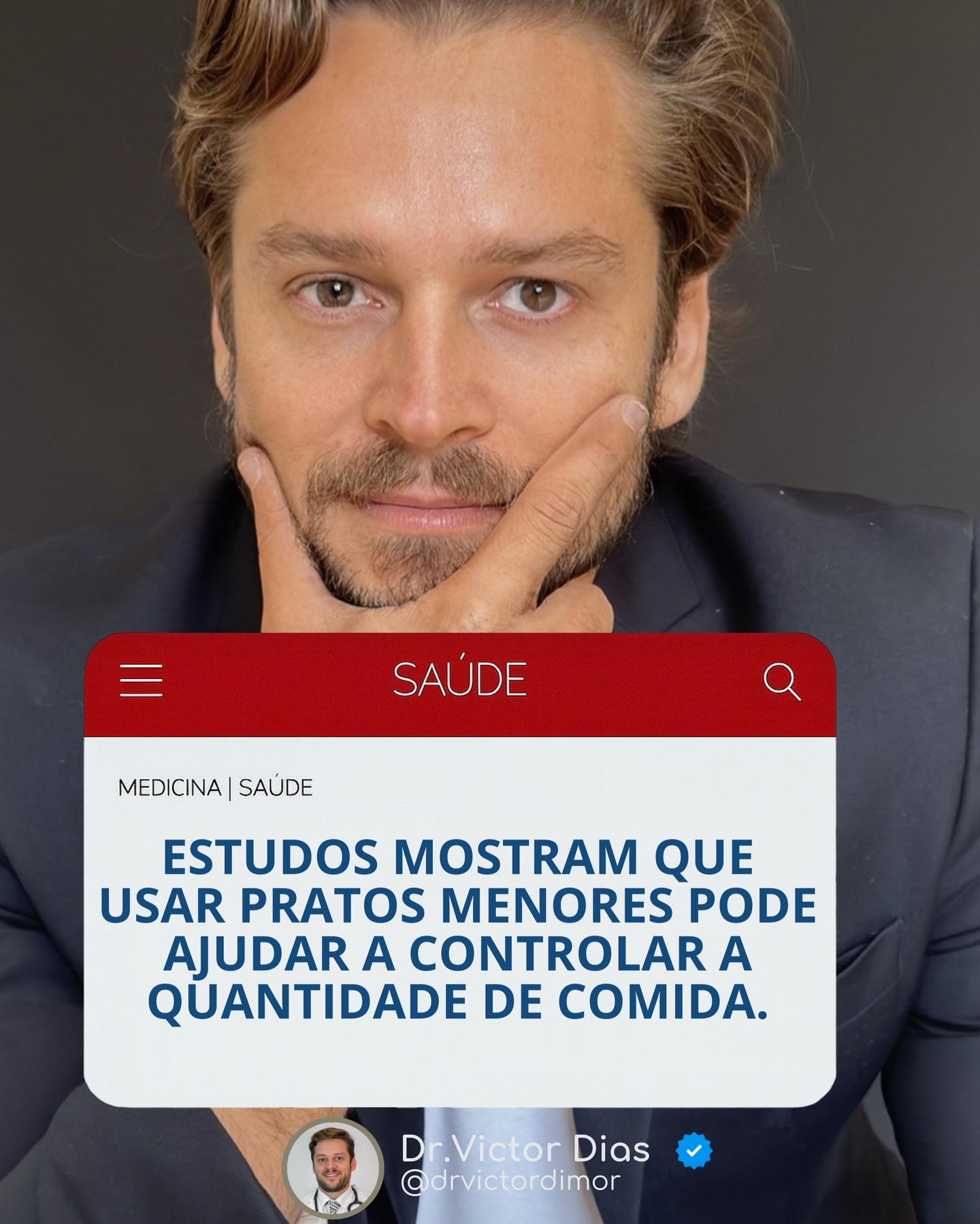Um estudo publicado na revista Journal of Consumer Research mostrou que o tamanho do #prato pode afetar a quantidade de #comida ingerida.

Os pesquisadores descobriram que as pessoas tendem a servir porções maiores em pratos maiores, independentemente da #fome real. Por outro lado, servir a mesma quantidade de comida em pratos menores pode fazer com que pareça mais satisfatório e levar a uma redução no consumo de #calorias.

Outro estudo publicado no periódico American Journal of Preventive Medicine também encontrou resultados semelhantes. Os participantes que usaram pratos menores consumiram menos #comida e relataram maior satisfação em comparação com aqueles que usaram pratos maiores. Marque aqui aquele seu amigo que adora um prato fundo! 😂😂
-
Dr. Victor Dias - CRM: 174268