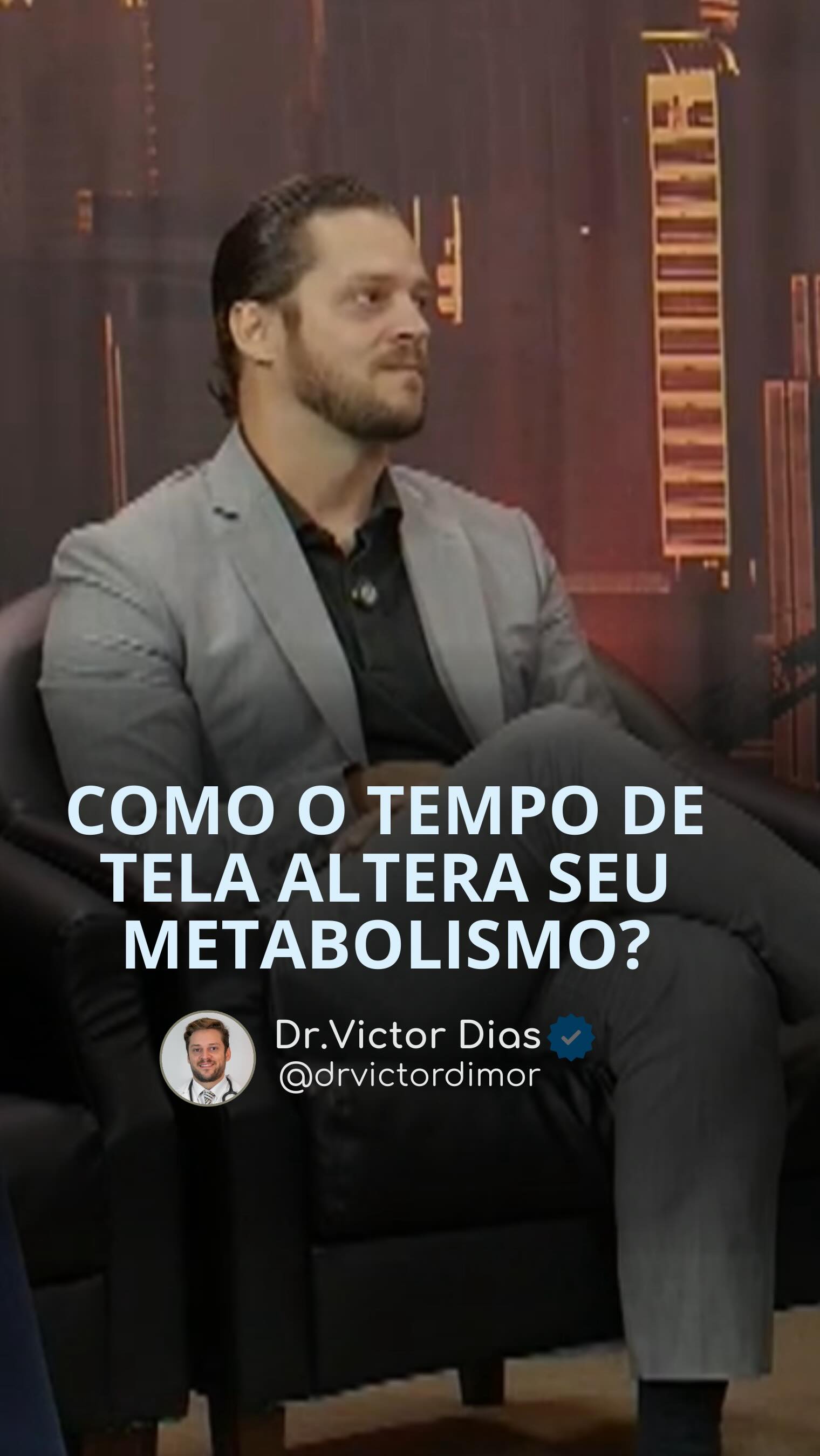Sedentarismo digital não é só falta de movimento. É um gatilho metabólico silencioso. Horas sentado reduzem a captação de #glicose, alteram o metabolismo lipídico e favorecem a #hipercolesterolemia.

A Organização Mundial da Saúde já reconhece a inatividade física como um dos principais fatores de risco para #doenças crônicas. Movimento não é opcional. É #fisiologia básica.
-
Dr. Victor Dias-CRM: 174268