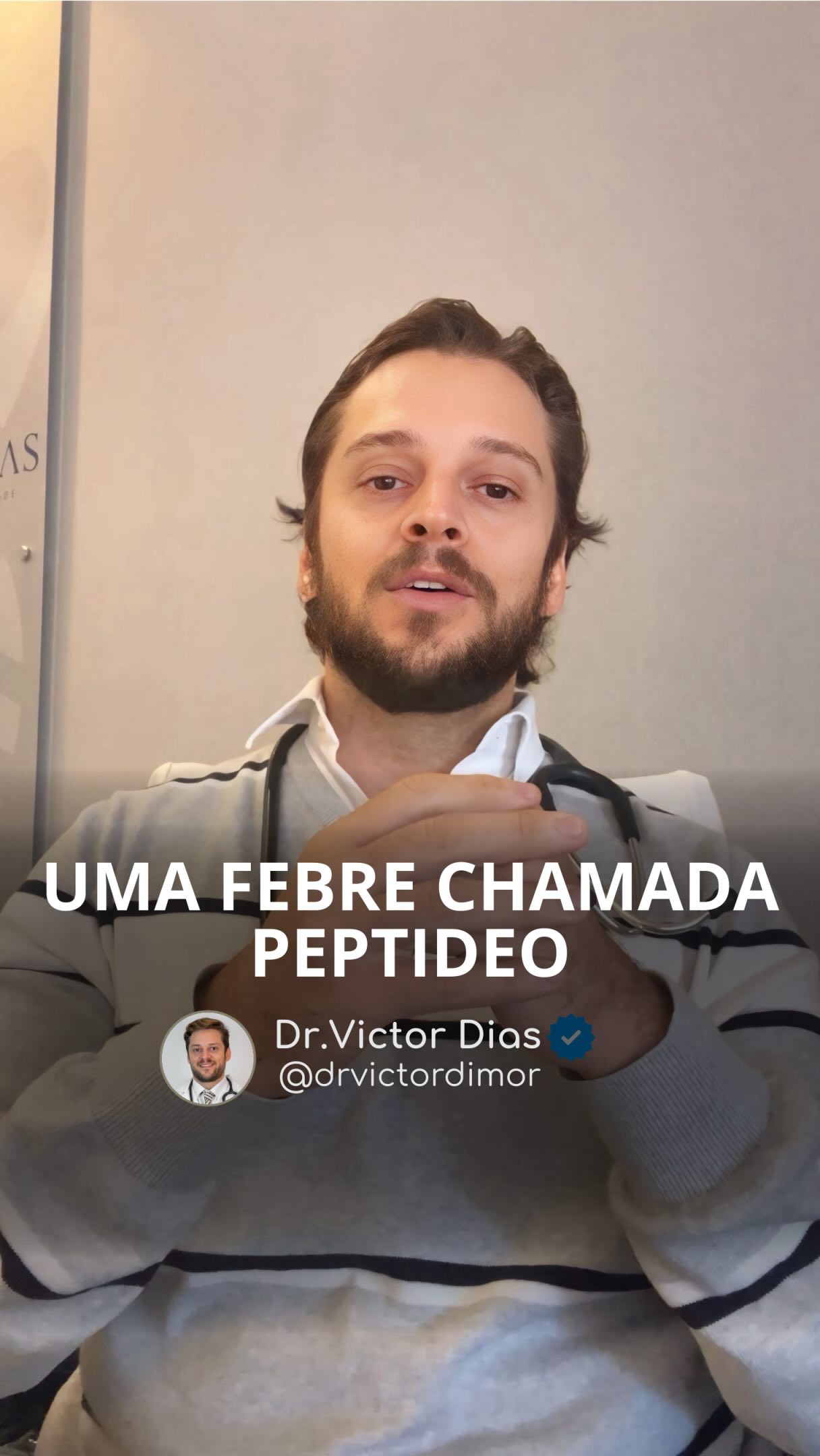 MINHA OPINIÃO CLARA,SINCERA E OBJETIVA SOBRE O USO DE #PEPTIDEOS!
-
Dr. Victor Dias - CRM: 174268